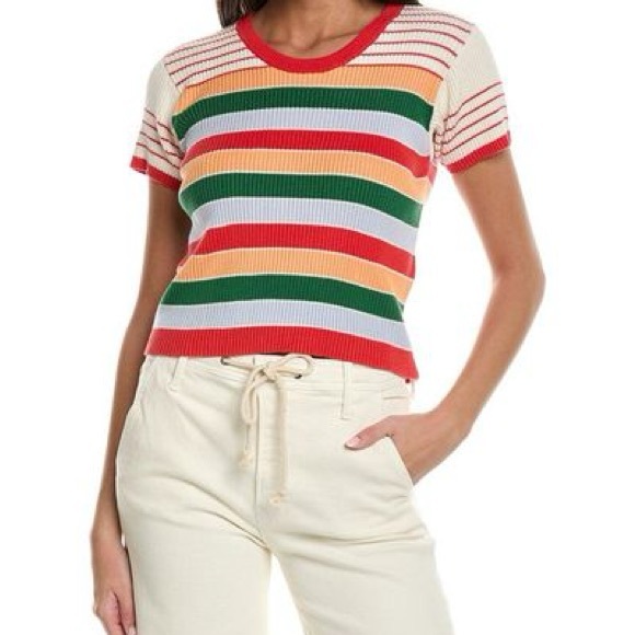 MOTHER itty bitty scoop neck top - Picture 5 of 7